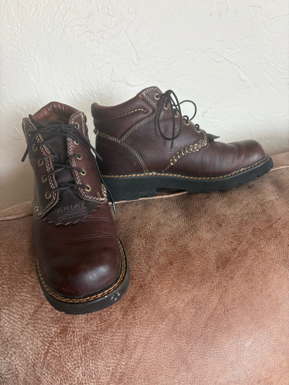 Ariat Women's Canyon Leather Lace-Up Western Ranch Boots – Size 8 B - Picture 17 of 17